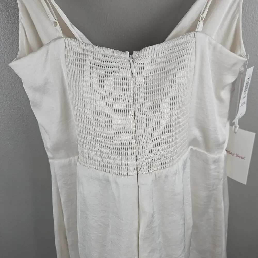 Aritizia Sunday Best Spencer Mini Dress Light Birch Size Small - Picture 6 of 11